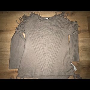 A fall styled sweater
